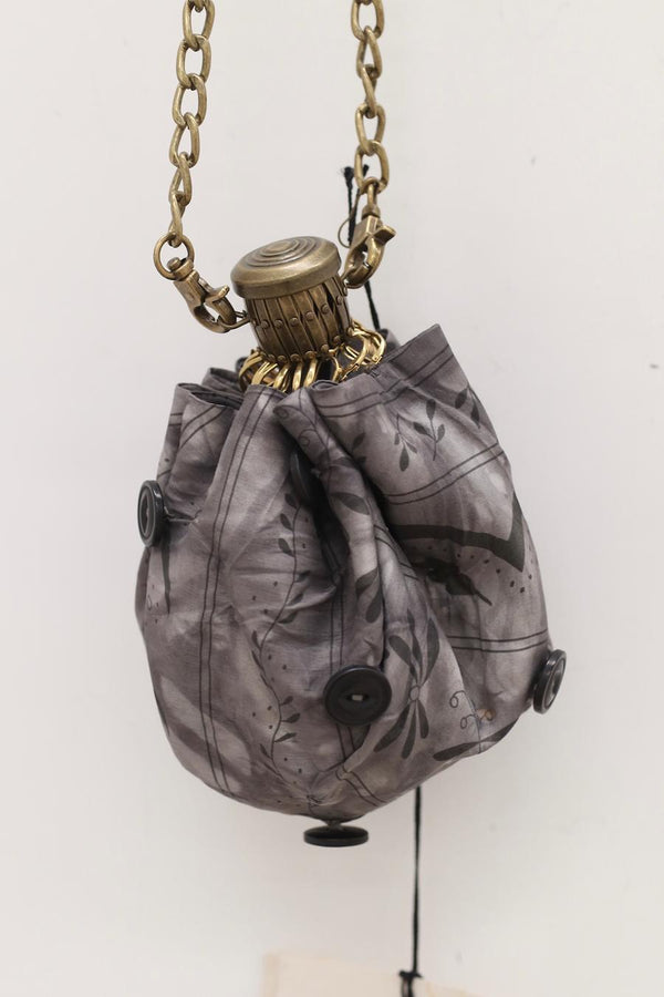 MUTEDANCE Grey Button Print Sling Bag MD22SS93 PM41